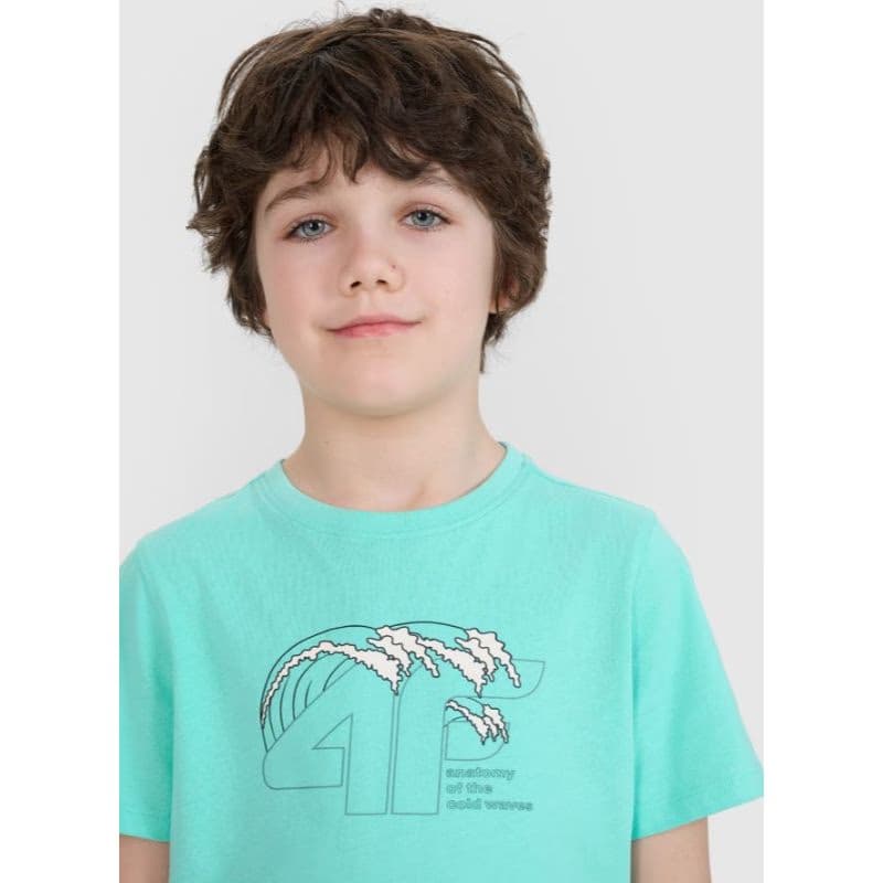 Chlapčenské tričko s krátkym rukávom 4F JUNIOR TSHIRT M1917-47S-MINT 2