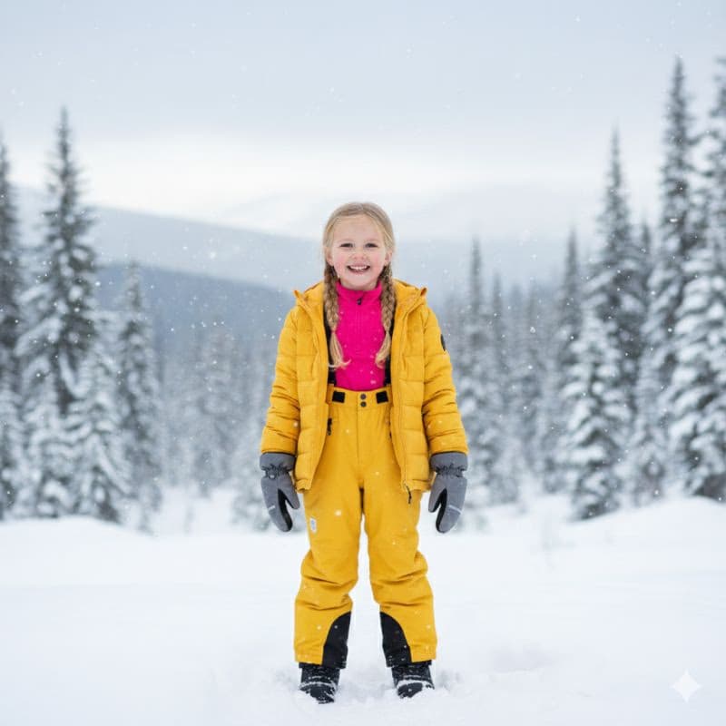 Detské lyžiarske nohavice COLOR KIDS Ski Pants W. Pockets-3441-Saffron 6