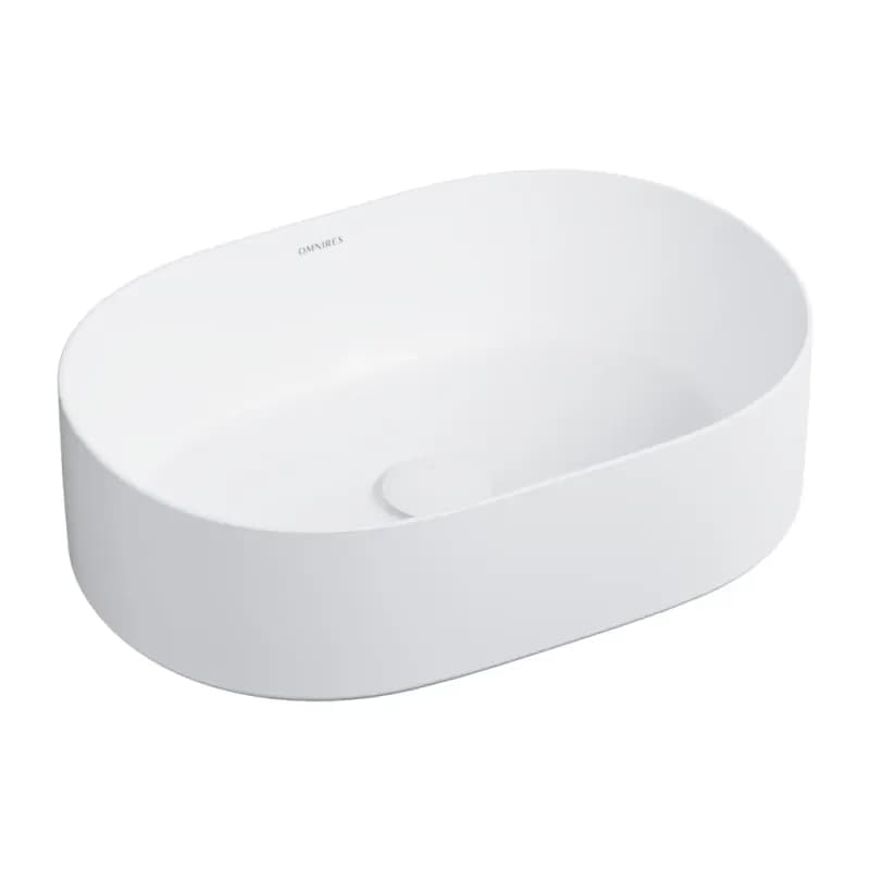 OMNIRES - MESA umývadlo na dosku, 46 x 31 cm biela mat /BM/ MESA460BM 4
