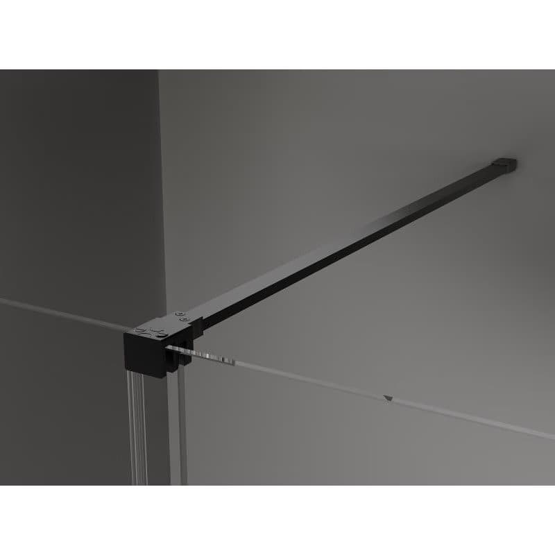 MEXEN/S - Velár sprchovací kút, posuvné dvere 110 x 90, dekor, čierna 871-110-090-31-70 5