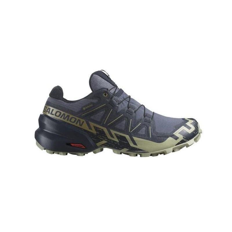 Pánska bežecká trailová obuv SALOMON Speedcross 6 GTX M grisaille carbon tea 2