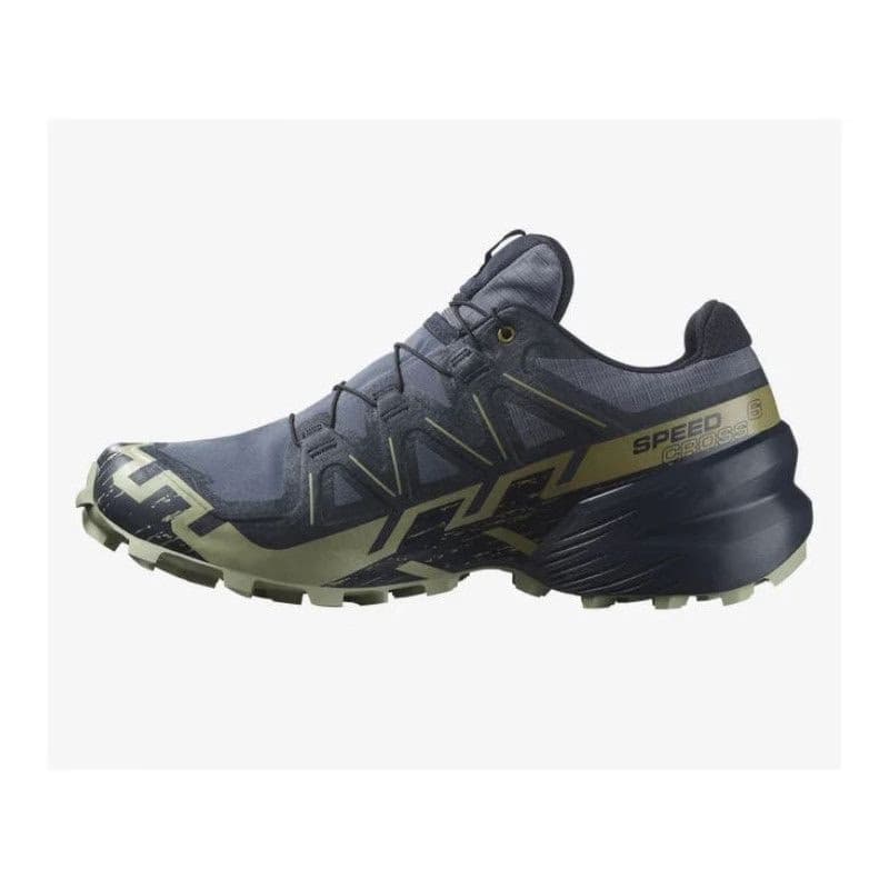 Pánska bežecká trailová obuv SALOMON Speedcross 6 GTX M grisaille carbon tea 3