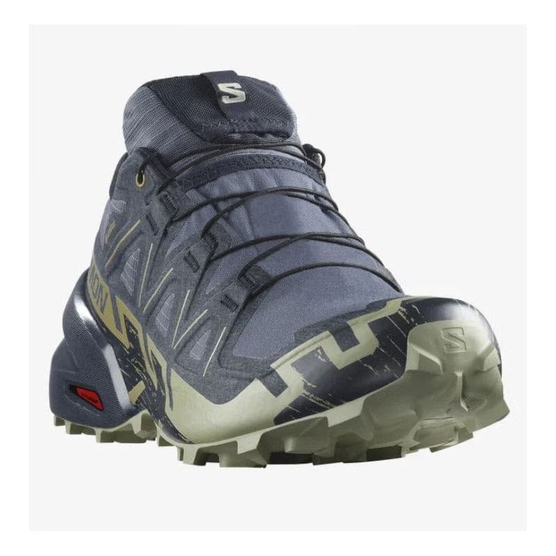 Pánska bežecká trailová obuv SALOMON Speedcross 6 GTX M grisaille carbon tea 4