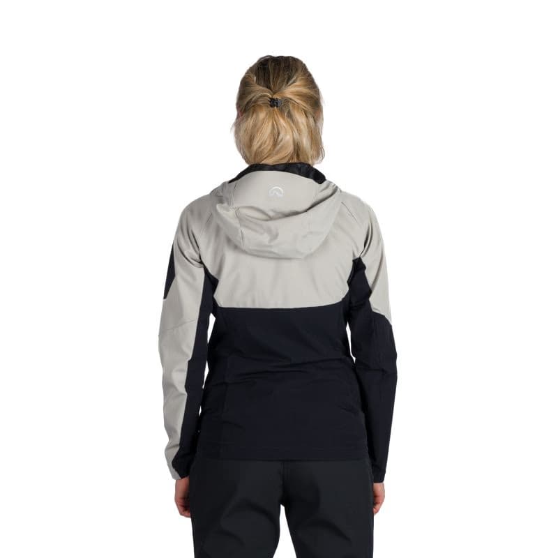 Dámska turistická softshellová bunda NORTHFINDER JANELL-807lightgreenblack 3