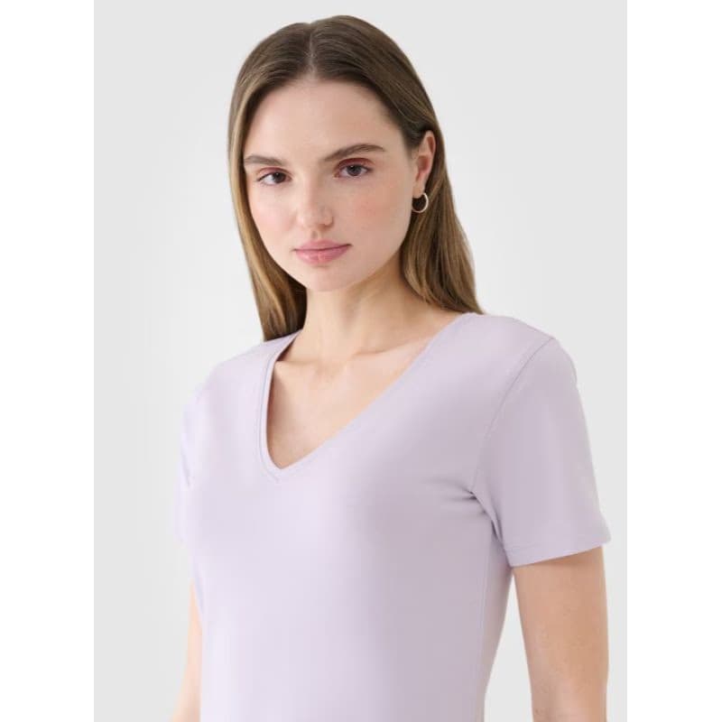 Dámske tričko s krátkym rukávom 4F TSHIRT F1990-52S-LIGHT VIOLET 2