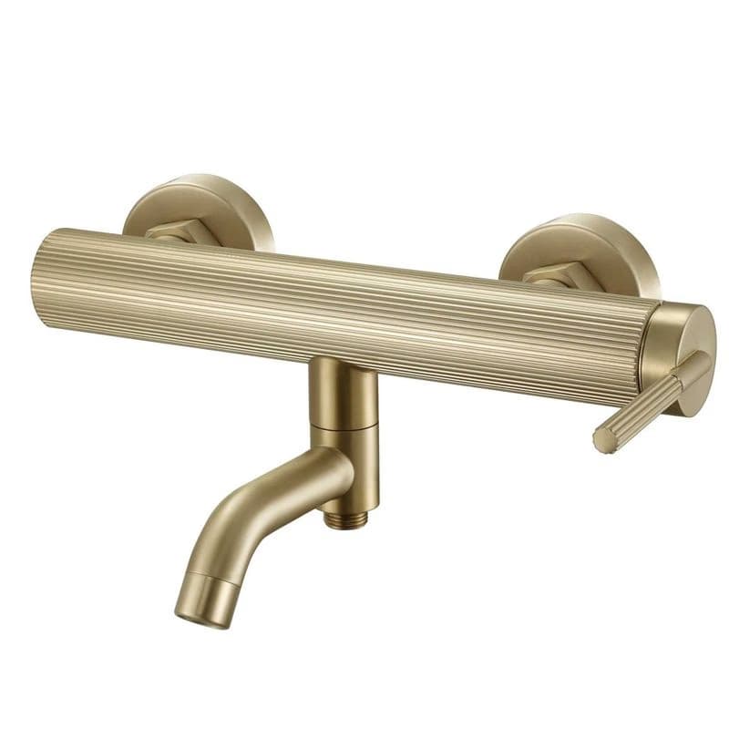 REA - Vaňová nástenná batéria Argon Brush Gold REA-B7804 6