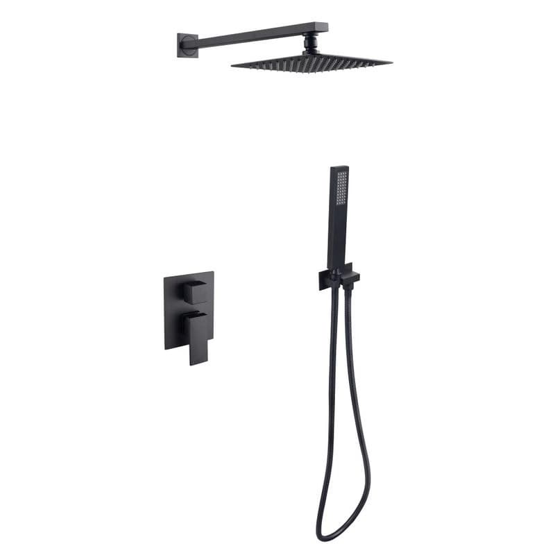 BESCO BESCO - Podomietkový sprchový set SLIM MODERN/VARIUM II - Čierna matná BABPMVIICZ 1