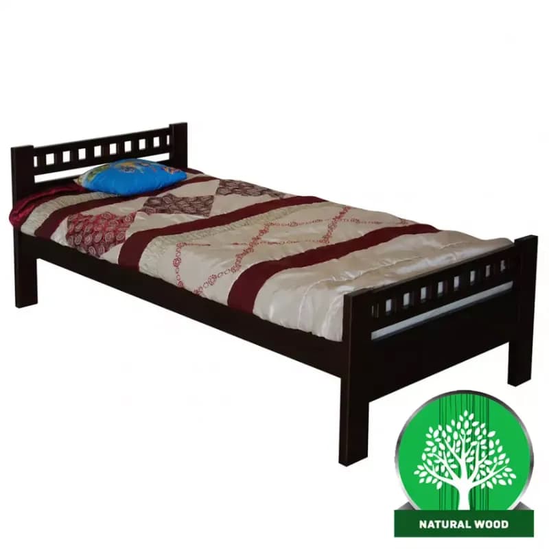 Posteľ Milena 90x200 jelša/wenge 1