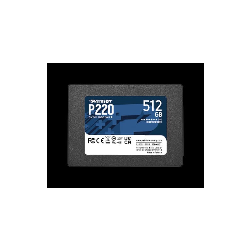 PATRIOT P220/512GB/SSD/2.5"/SATA/3R