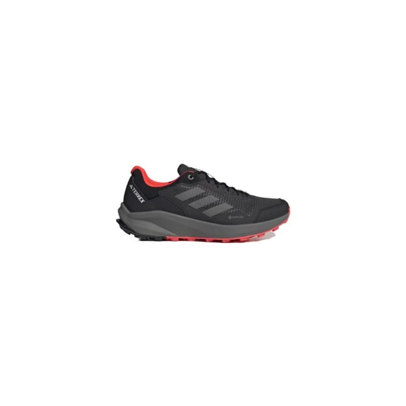Pánska bežecká trailová obuv ADIDAS Terrex Trail Rider GTX core black grey four solar red