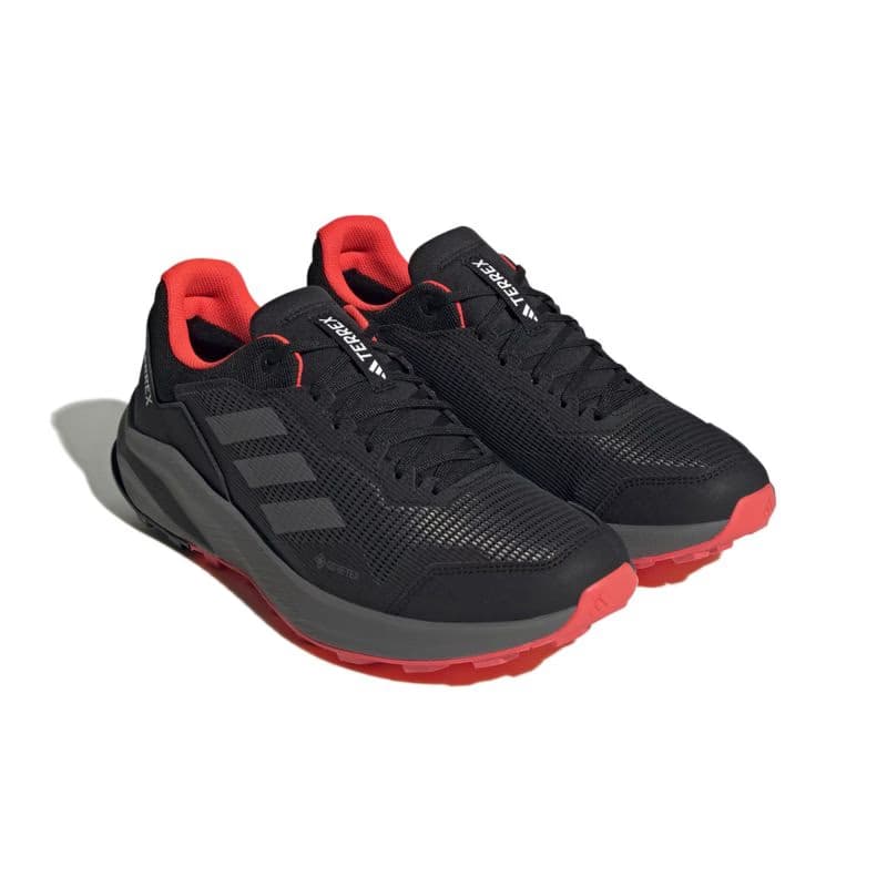 Pánska bežecká trailová obuv ADIDAS Terrex Trail Rider GTX core black grey four solar red 3