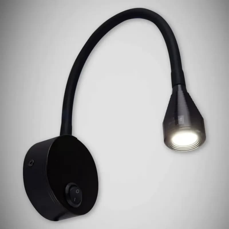 Nástenné bodové svietidlo Pola LED 3,5W čierna 4000K 03739 LB