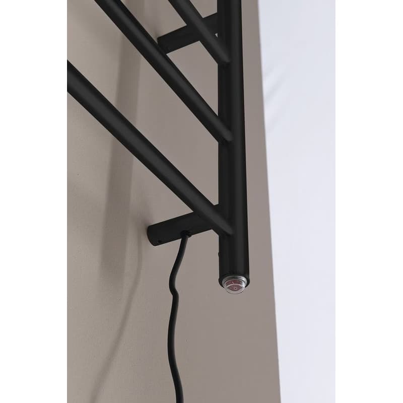 SAPHO - REDONDO elektrický sušiak uterákov, guľatý, 500x900 75 W, čierny mat ER220BV 5