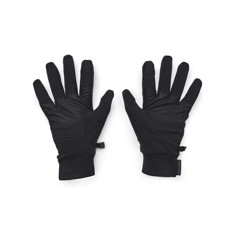 Pánske rukavice UNDER ARMOUR UA Storm Fleece Run Gloves-BLK 2