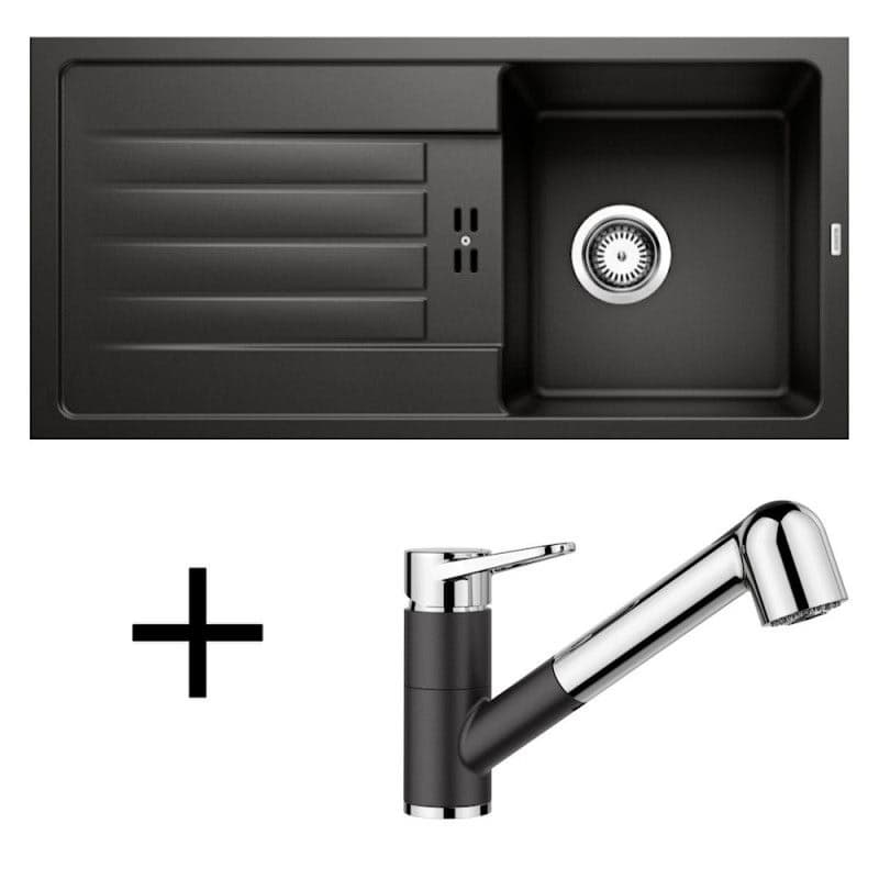 Blanco set Favum 45 S + Wega II-S silgranit/chróm biela 1