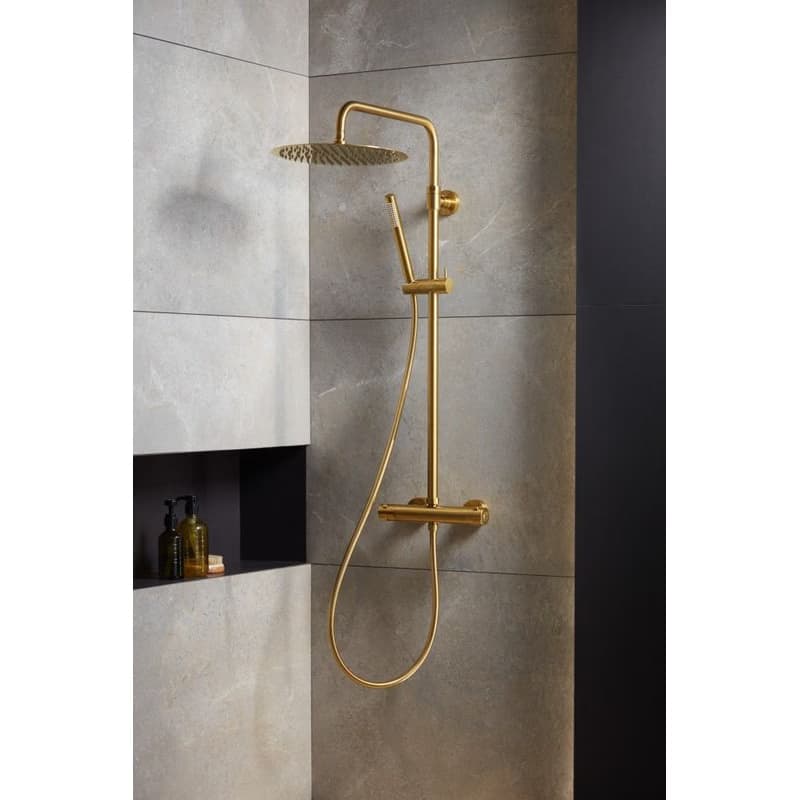 KFA KFA - MOZA PREMIUM termostatický sprchový set, kartáčované zlato 5736-920-31 3