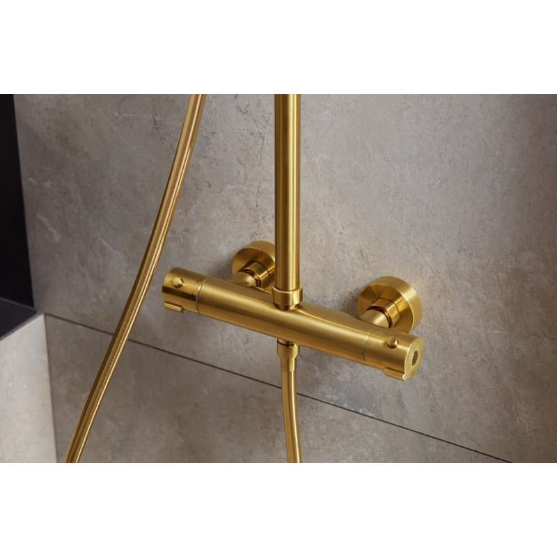 KFA KFA - MOZA PREMIUM termostatický sprchový set, kartáčované zlato 5736-920-31 4