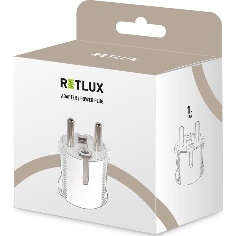 RPC 64 zástrčka 16A/250V biela RETLUX 3