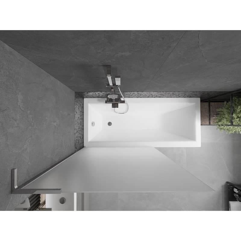 MEXEN/S - Next L vaňová zástena FIX 100 x 150, dekor, chróm 895-100-000-03-30-01 4