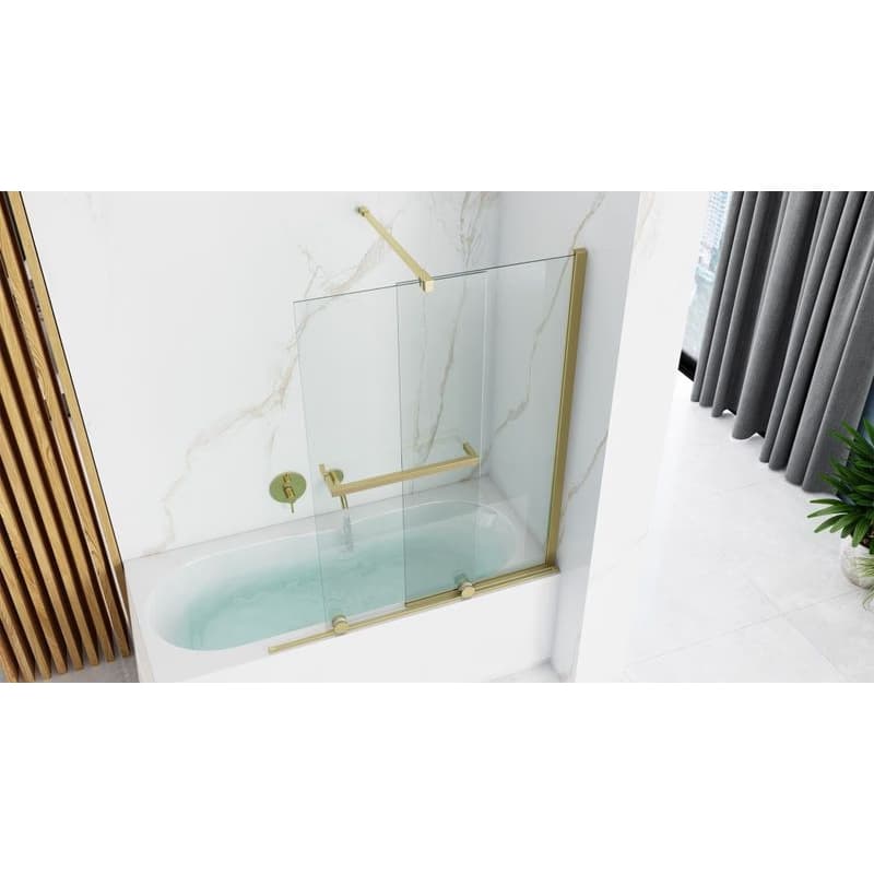 REA - Paraván vaňový Fabian Gold Brush 100 REA-K6527 5