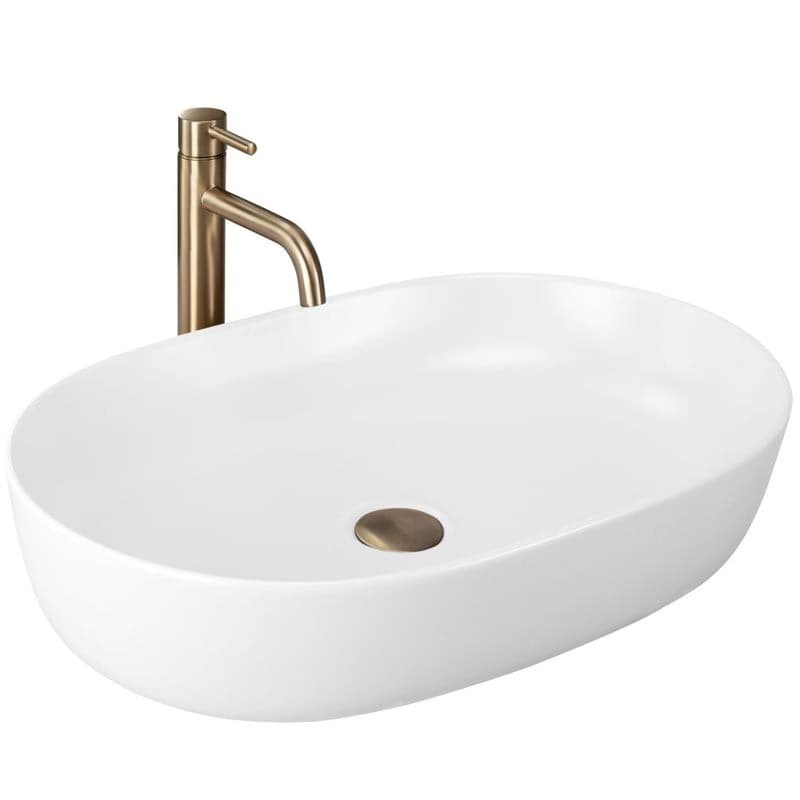 REA - Umývadlo na dosku CLEO 61 WHITE MATT REA-U9653 1