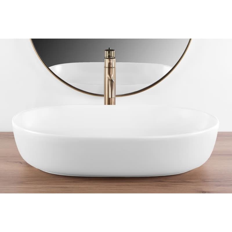 REA - Umývadlo na dosku CLEO 61 WHITE MATT REA-U9653 3