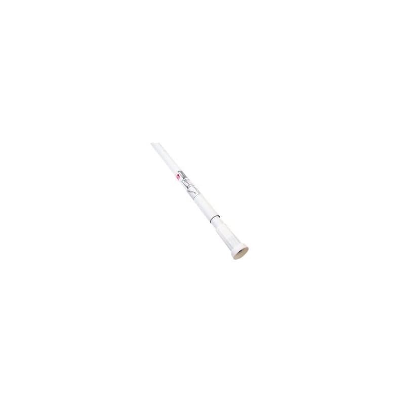 Kinekus Teleskopická, rozperná, rozťahovacia tyč na kúpeľňový záves, dĺžka 140-260 cm, biela 1