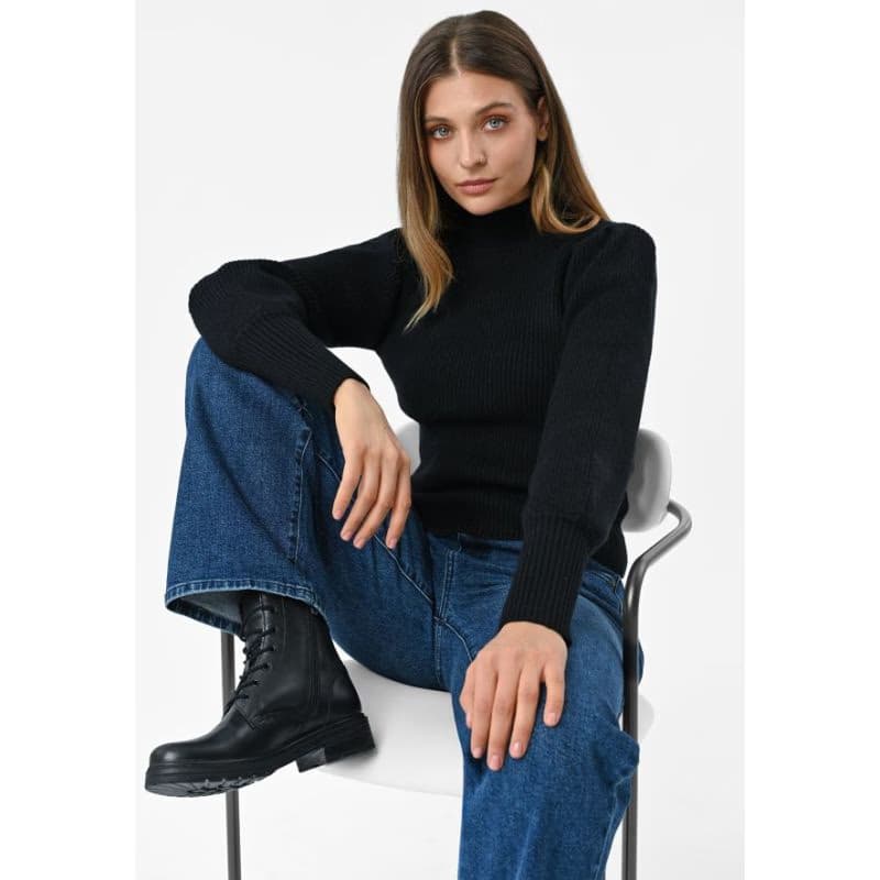 Dámsky sveter VOLCANO S-MOKA-700-BLACK 5