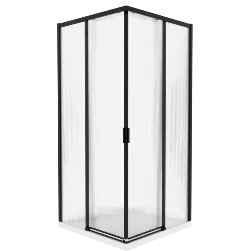 Sprchový kút štvorcový Eter 90x90x190 black 1