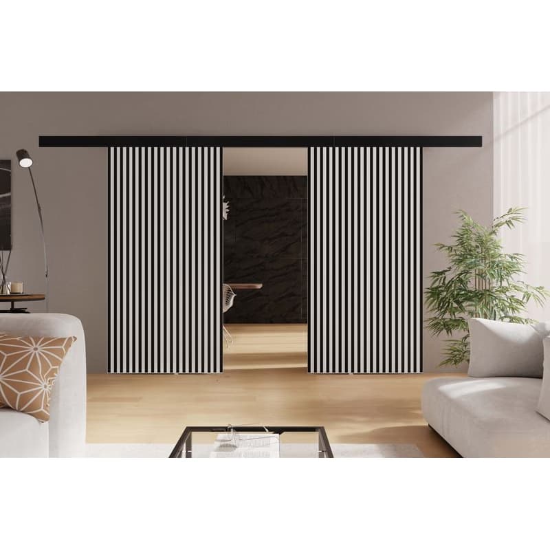 KIER Posuvné dvere BELMO DUO | 132 cm Farba: Grafit 3