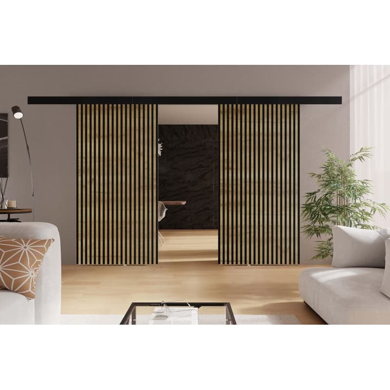 KIER Posuvné dvere BELMO DUO | 132 cm Farba: Grafit 5