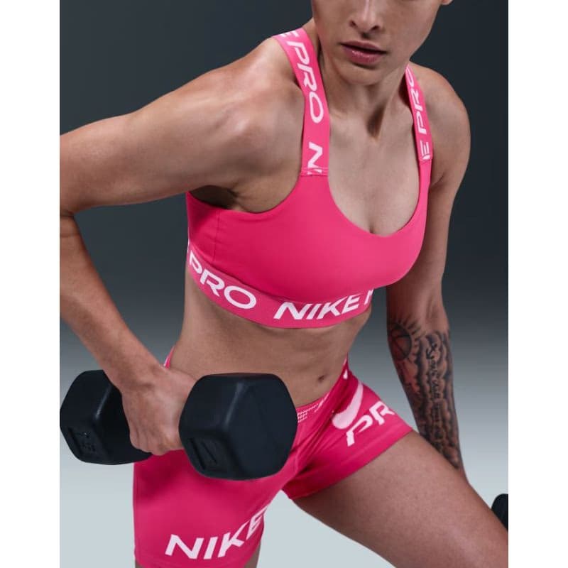 Dámska tréningová športová podprsenka NIKE PRO W NP BRA TT RUSH PINK RUSH PINK WHITE 3