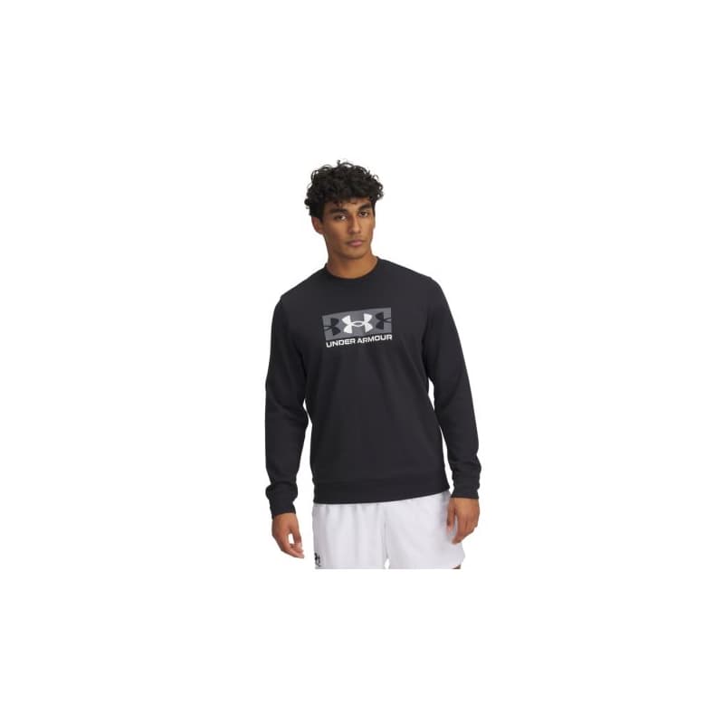 Pánska mikina UNDER ARMOUR UA Rival Terry Logo Crew Q2-BLK 1