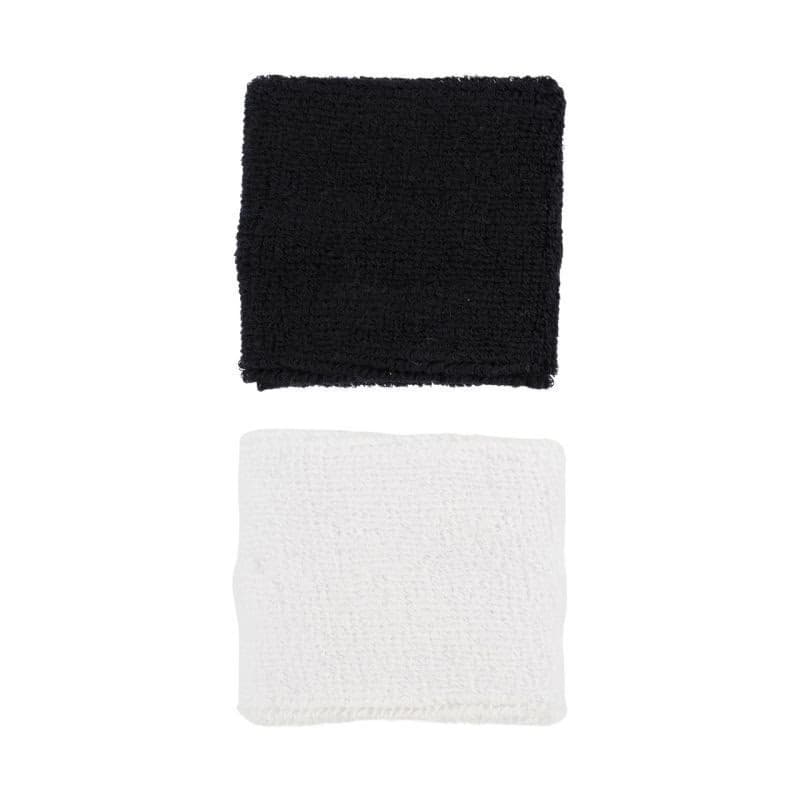 Potítka NIKE SWOOSH CLASSIC WRISTBANDS 2PK BLACK WHITE BLACK 2