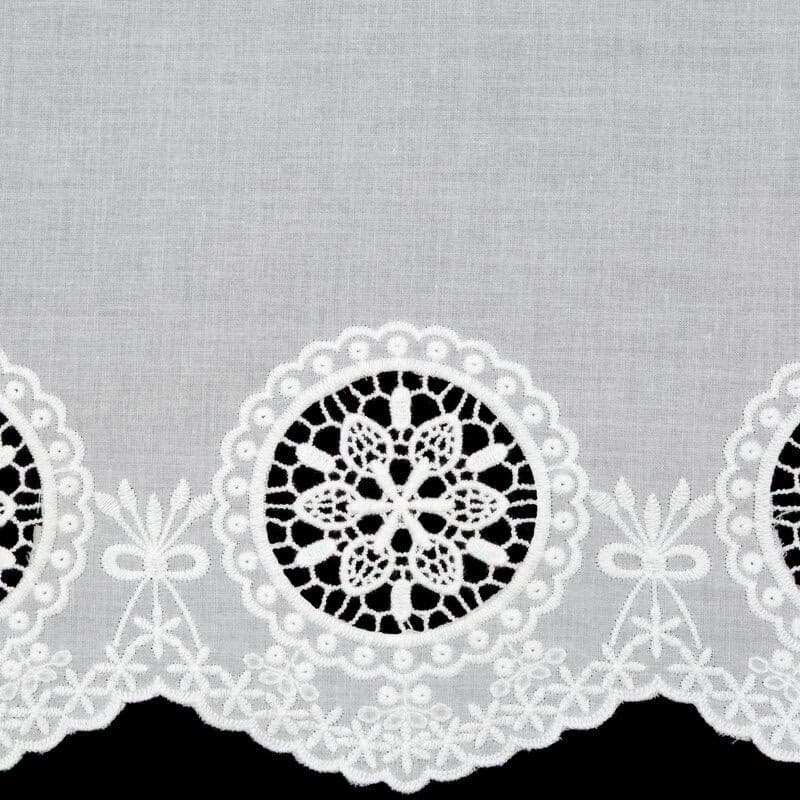 ArtFir Krátka záclona LILA P | biela 150 x 70 cm 5