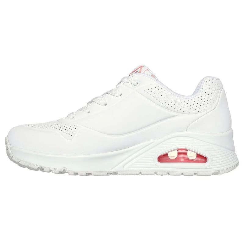 Dámska rekreačná obuv SKECHERS Uno Spread The Love W white multi pink 4