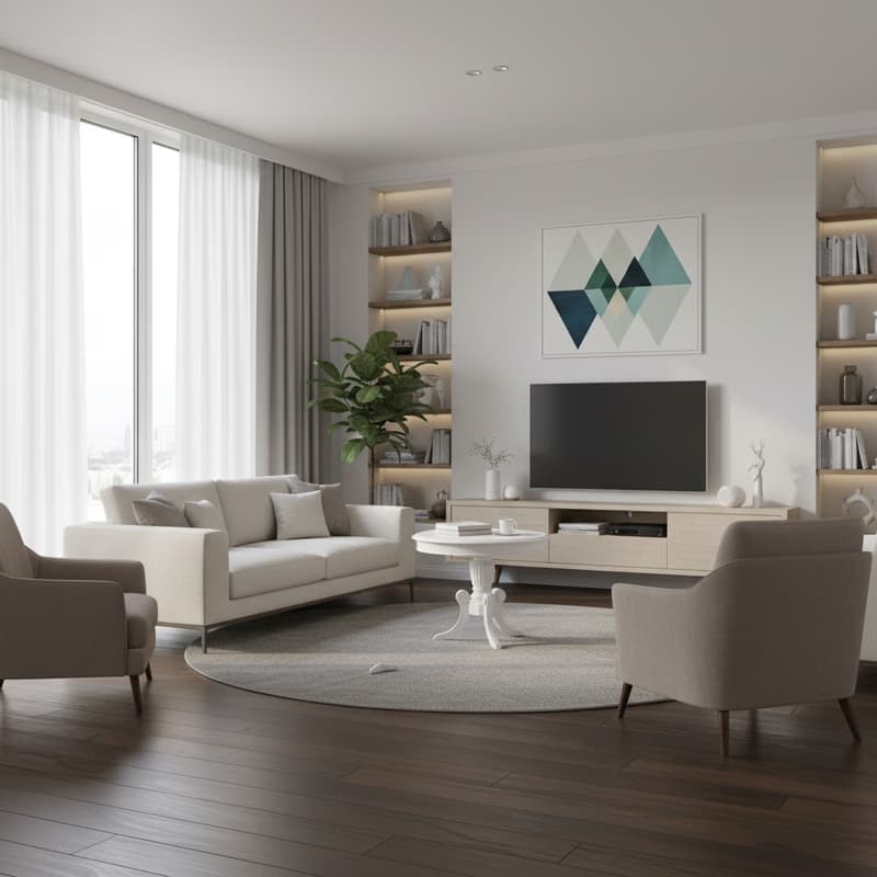 Signal Konferenčný stolík NEVADA D | biela 60 cm 1