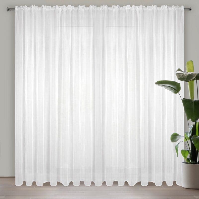 ArtFir Záclona LUCY P | biela 350 x 250 cm 1