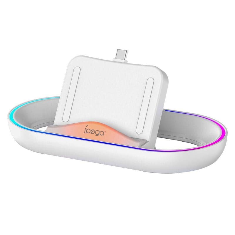 iPega P5P02 Charger Dock s RGB pre Playstation Portal Remote Player White 1