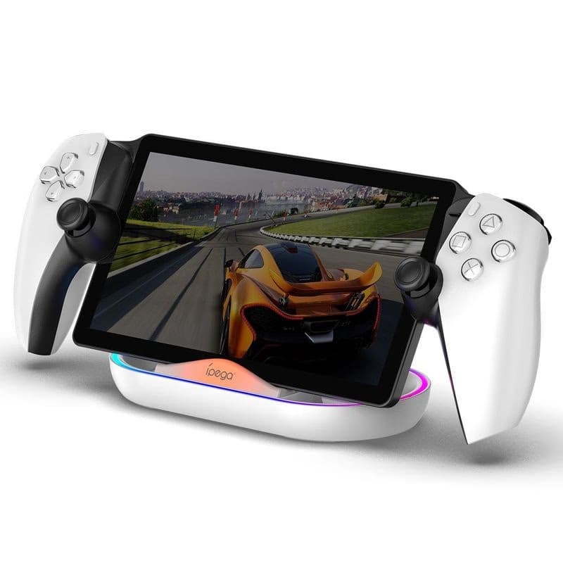 iPega P5P02 Charger Dock s RGB pre Playstation Portal Remote Player White 2