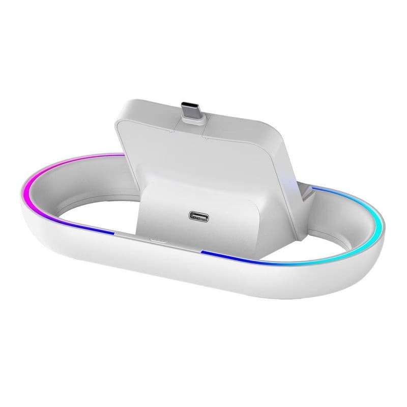 iPega P5P02 Charger Dock s RGB pre Playstation Portal Remote Player White 3