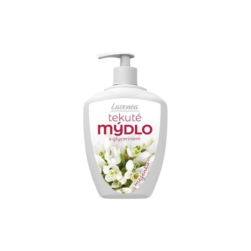 Mydlo tekuté Lavonea biele snežienka 500ml 1