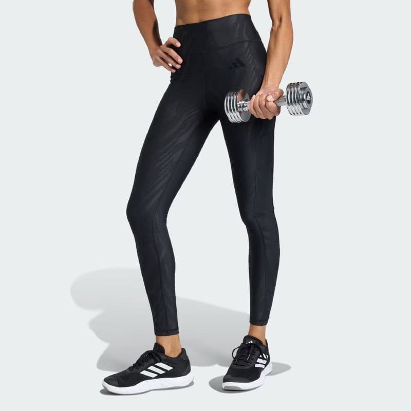 Dámske legíny ADIDAS OPTIME AOP BLACK 2