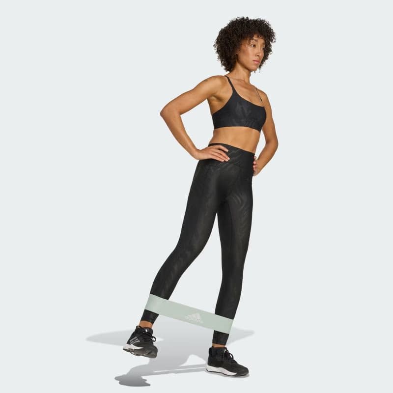 Dámske legíny ADIDAS OPTIME AOP BLACK 4