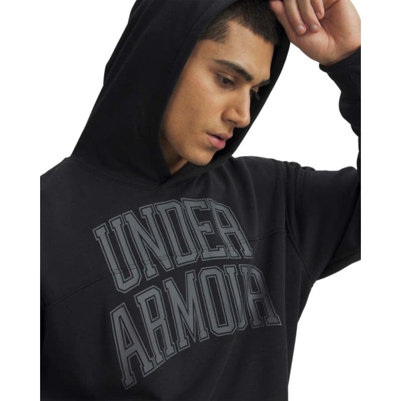Pánska mikina s kapucňou UNDER ARMOUR UA Rival LW Graphic Hoodie-BLK 2