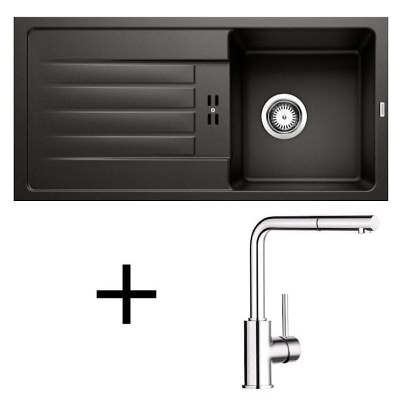 Blanco set Favum 45 S + Mila-S chróm biela 1