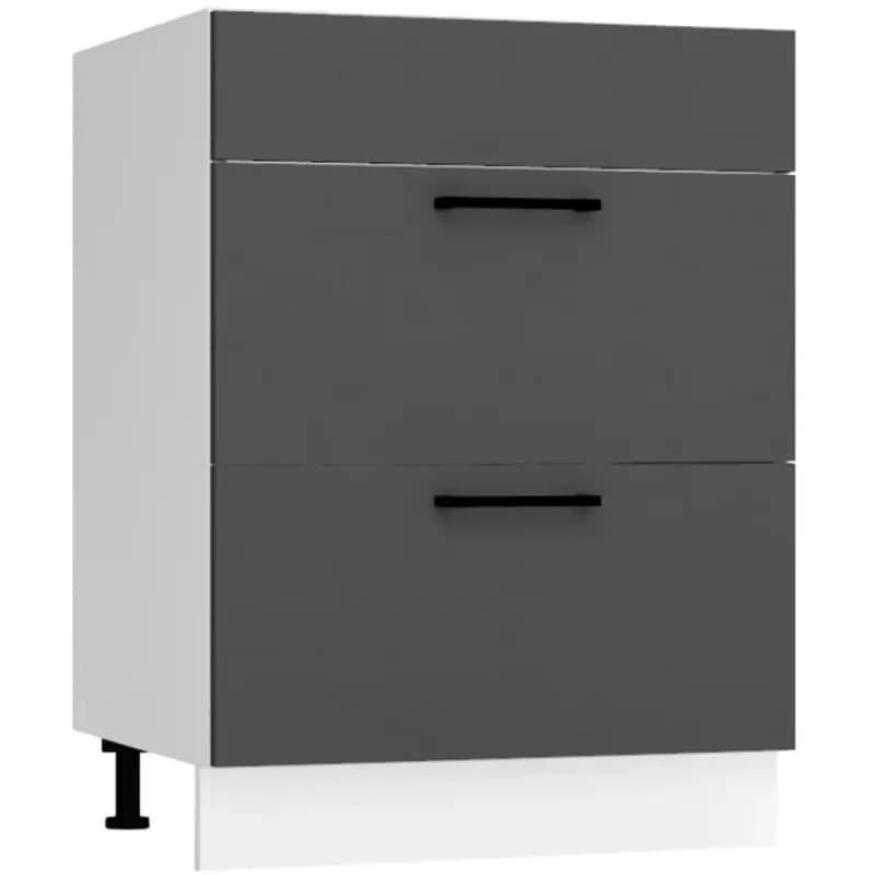 Kuchynská skrinka Max D60pc S/2 Zasl šedá 1