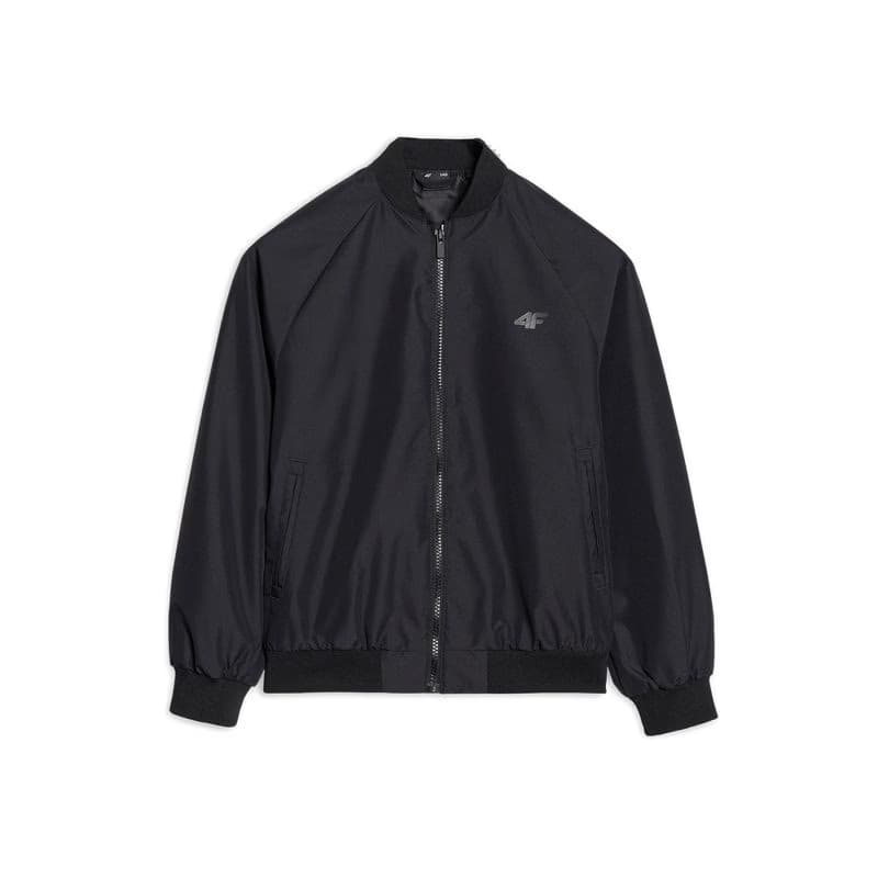 Chlapčenská bunda 4F JUNIOR JACKET-JWSS25TJACM186-20S-BLACK 6