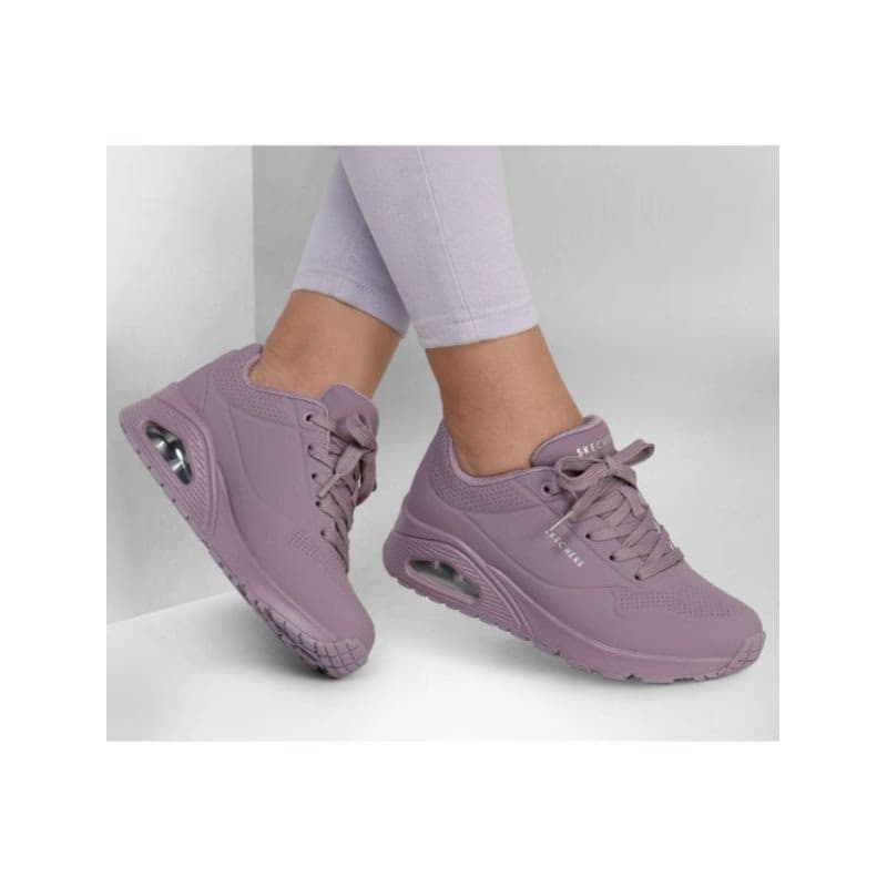 Dámska rekreačná obuv SKECHERS Uno Stand On Air Ws dark mauve 5