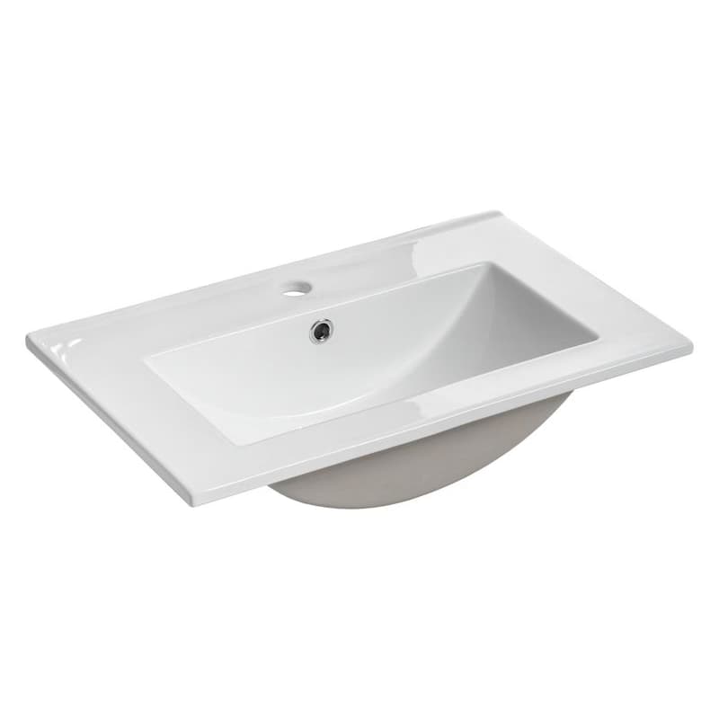 ArtCom Keramické umývadlo CFP DANCE 50 | UM-2050RB (8009) | biely lesk 50 cm